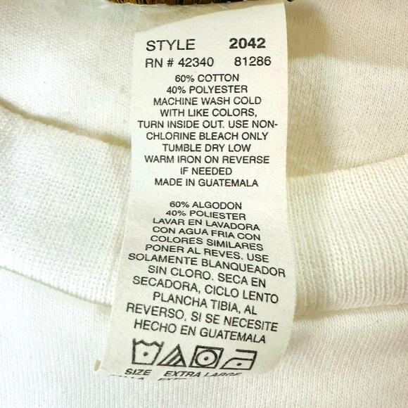 Jaclyn Smith Sport Vintage Floral Embroidered Rhinestone Classic Top XL - Picture 5 of 5